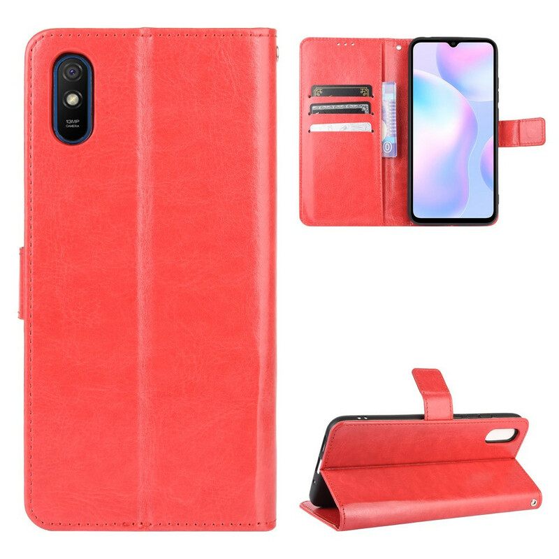 Kotelot Xiaomi Redmi 9A Keinonahka Näyttävä
