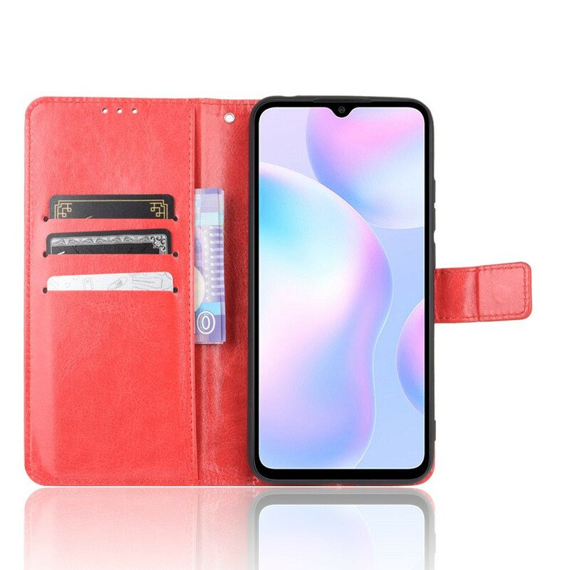 Kotelot Xiaomi Redmi 9A Keinonahka Näyttävä