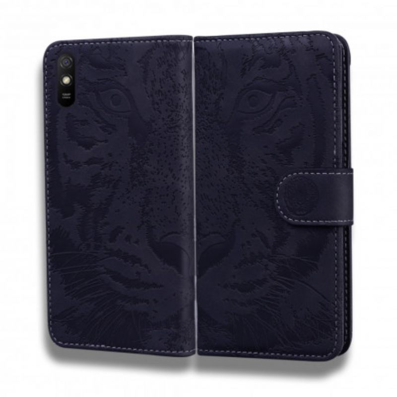 Kotelot Xiaomi Redmi 9A Tiger Face Print