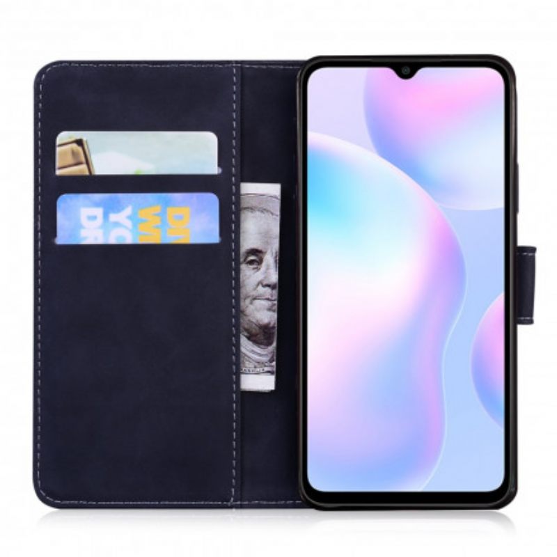 Kotelot Xiaomi Redmi 9A Tiger Face Print