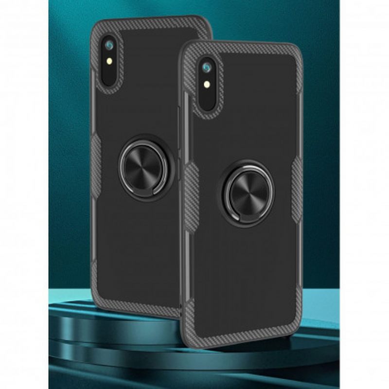 Kuori Xiaomi Redmi 9A Carbon Fiber Metallirengas