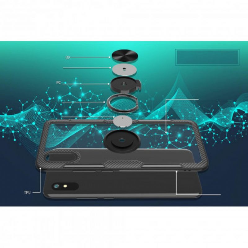 Kuori Xiaomi Redmi 9A Carbon Fiber Metallirengas