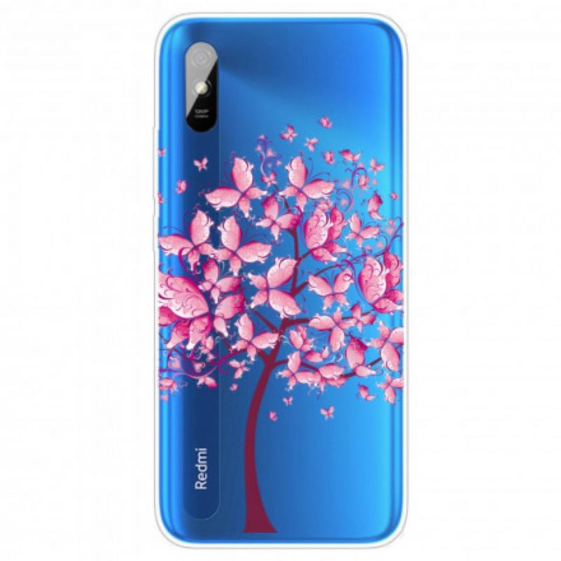 Kuori Xiaomi Redmi 9A Pink Tree Top