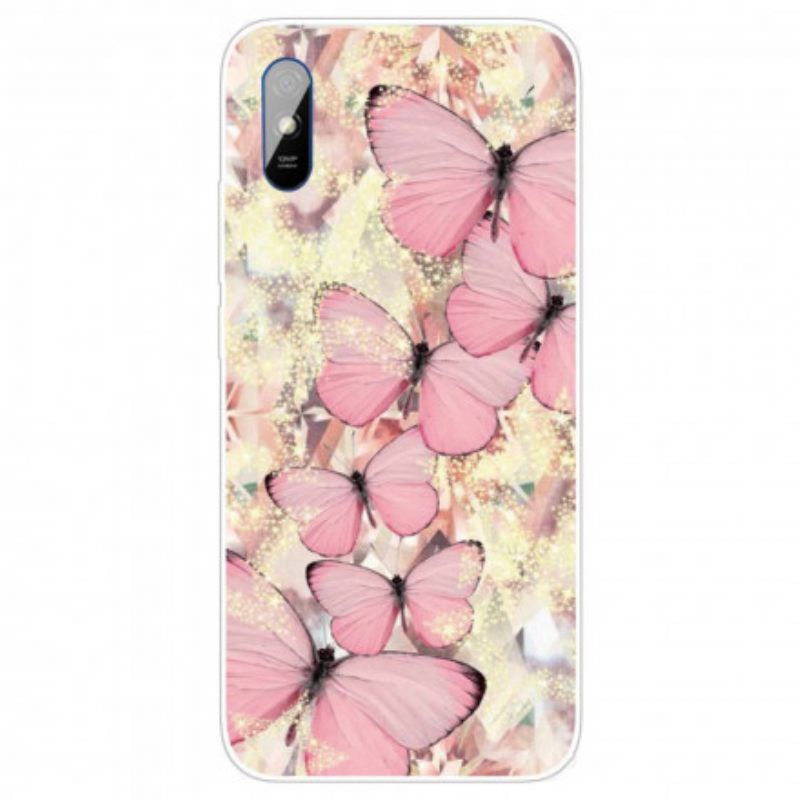 Kuori Xiaomi Redmi 9A Royal Butterflies