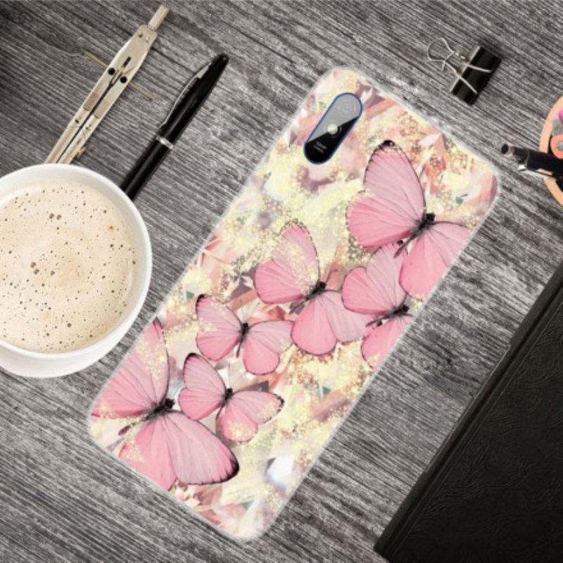 Kuori Xiaomi Redmi 9A Royal Butterflies