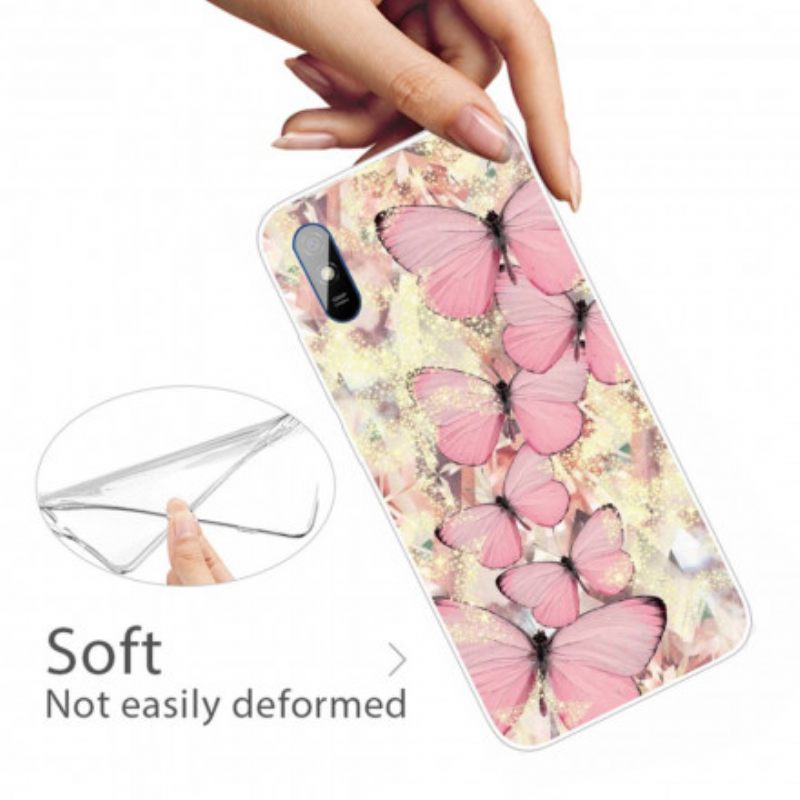 Kuori Xiaomi Redmi 9A Royal Butterflies