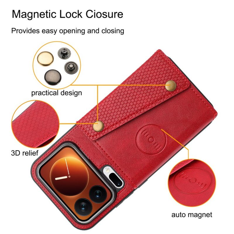 Kotelot Xiaomi 17 Pro Korttikotelo Ja Teline Suojakuori