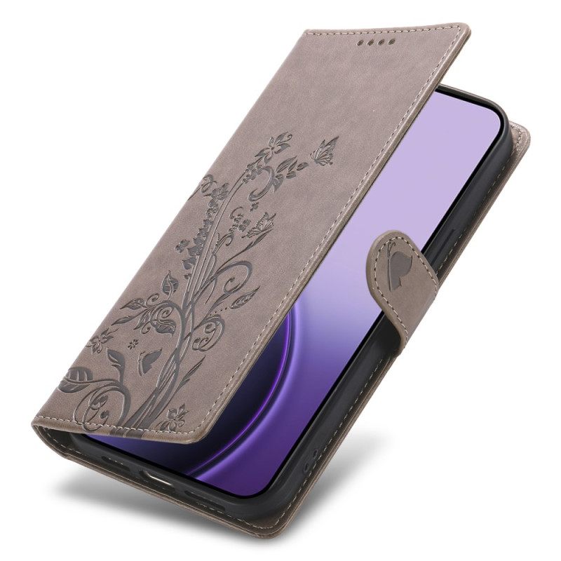 Kotelot Xiaomi 17 Pro Kukkakuvioinen Perhoskuvio