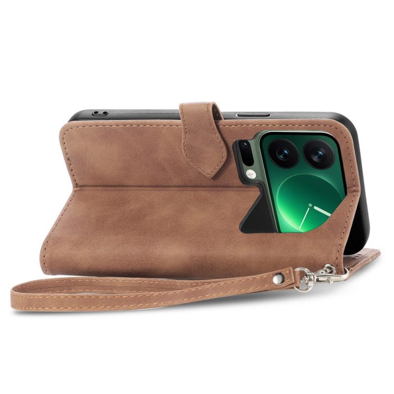 Kotelot Xiaomi 17 Pro Pitsikuvioinen Lompakko Suojakuori