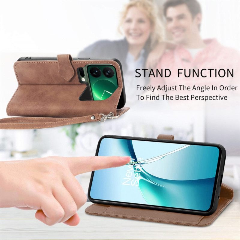 Kotelot Xiaomi 17 Pro Pitsikuvioinen Lompakko Suojakuori