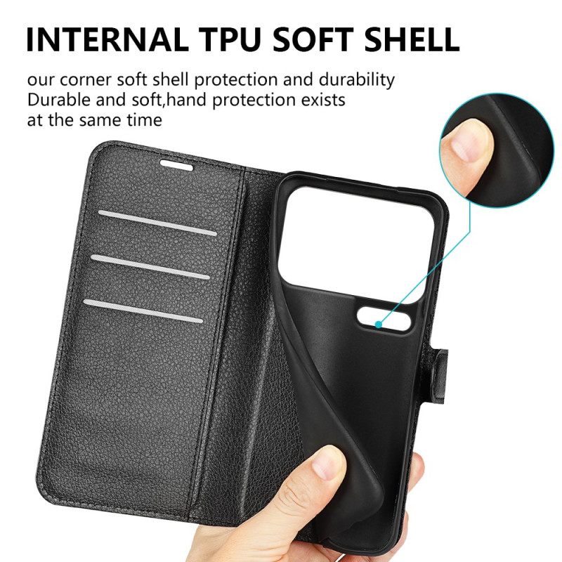 Kotelot Xiaomi 17 Pro Puhelinkuoret Litsi-keinonahka