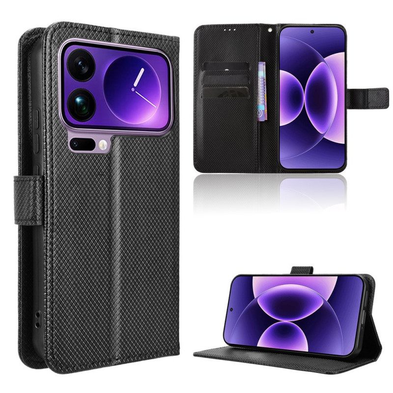 Kotelot Xiaomi 17 Pro Teksturoitua Keinonahkaa