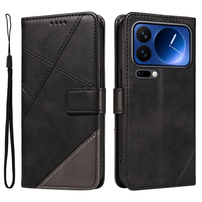 Kuoret Xiaomi 17 Pro Kaksivärinen Nahkakuvio