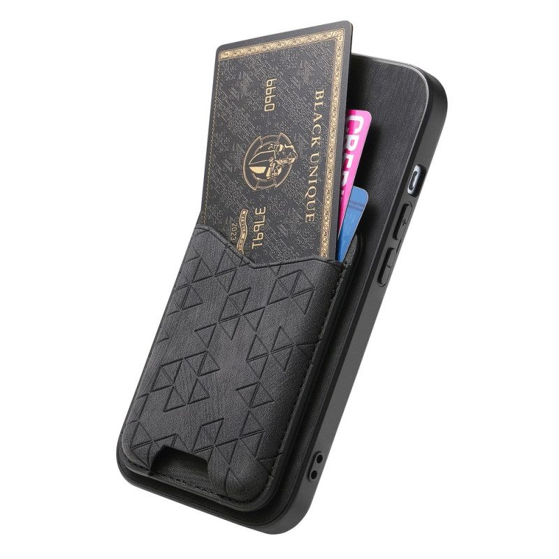 Kuori Xiaomi 17 Pro Korttikotelo Ja Kaiverrettu Teline