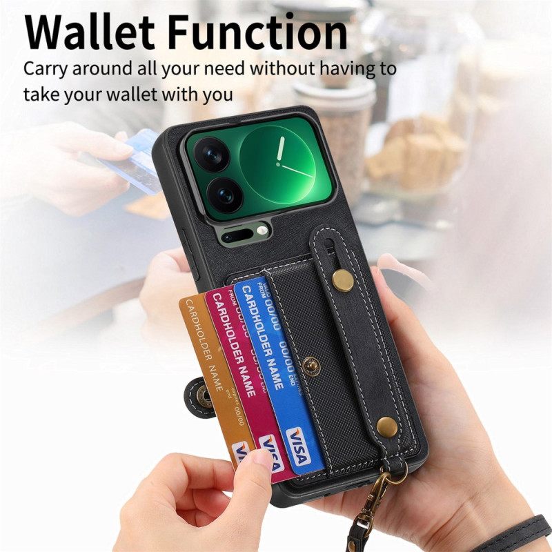 Kuori Xiaomi 17 Pro Korttipaikat Ja Hihna Suojakuori