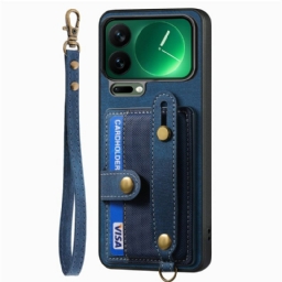 Kuori Xiaomi 17 Pro Korttipidike Ja Jalustan Tukijalka