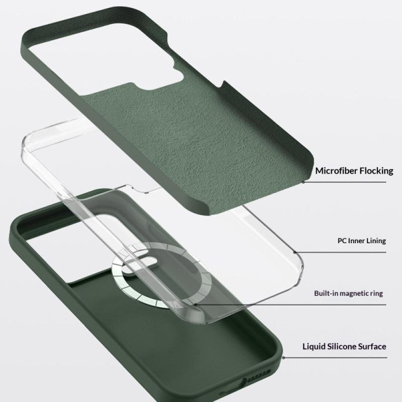 Kuori Xiaomi 17 Pro Magneettinen Nestemäinen Silikoni Suojakuori