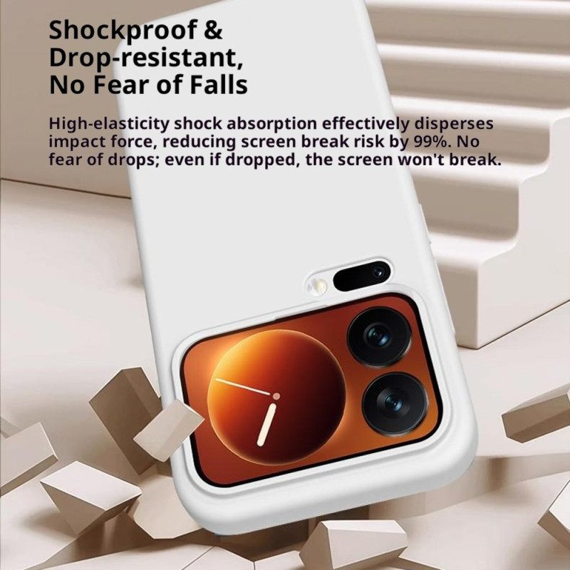 Kuori Xiaomi 17 Pro Nestemäinen Silikoni Ja Vahvistettu Suojaus