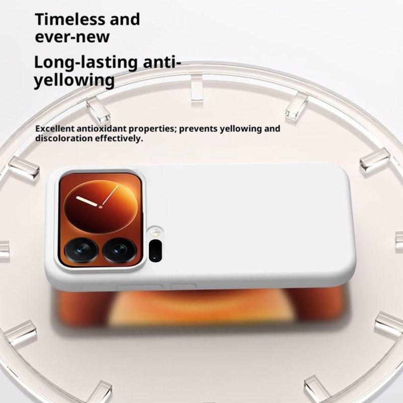 Kuori Xiaomi 17 Pro Nestemäinen Silikoni Ja Vahvistettu Suojaus