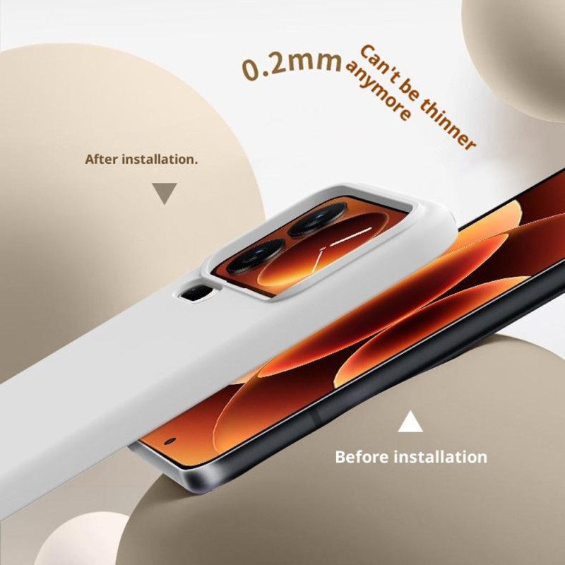 Kuori Xiaomi 17 Pro Nestemäinen Silikoni Ja Vahvistettu Suojaus