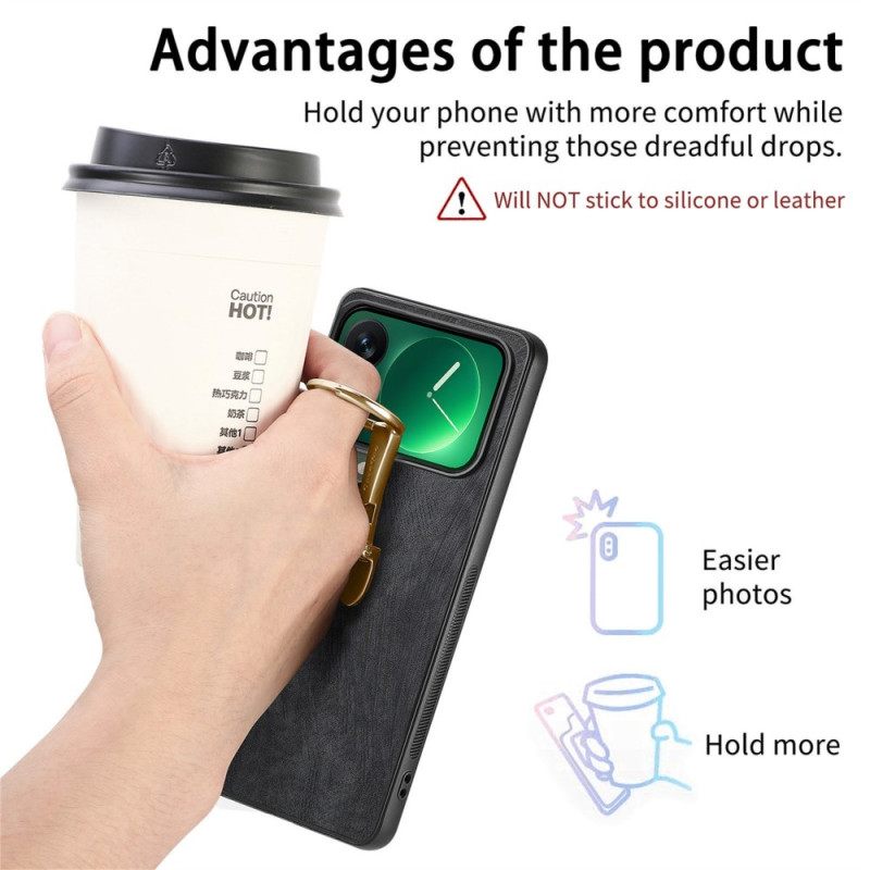 Kuori Xiaomi 17 Pro Taitettava Ja Retrokuvioitu Jalusta Caseneo