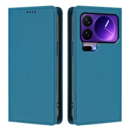 Nahkakotelo Xiaomi 17 Pro Magneettinen Suljin Ja Rfid-suojaus