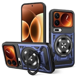 Puhelinkuoret Xiaomi 17 Pro Magneettinen Suljin Pyörivällä Jalustalla