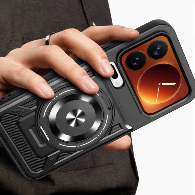 Puhelinkuoret Xiaomi 17 Pro Magneettinen Suljin Pyörivällä Jalustalla