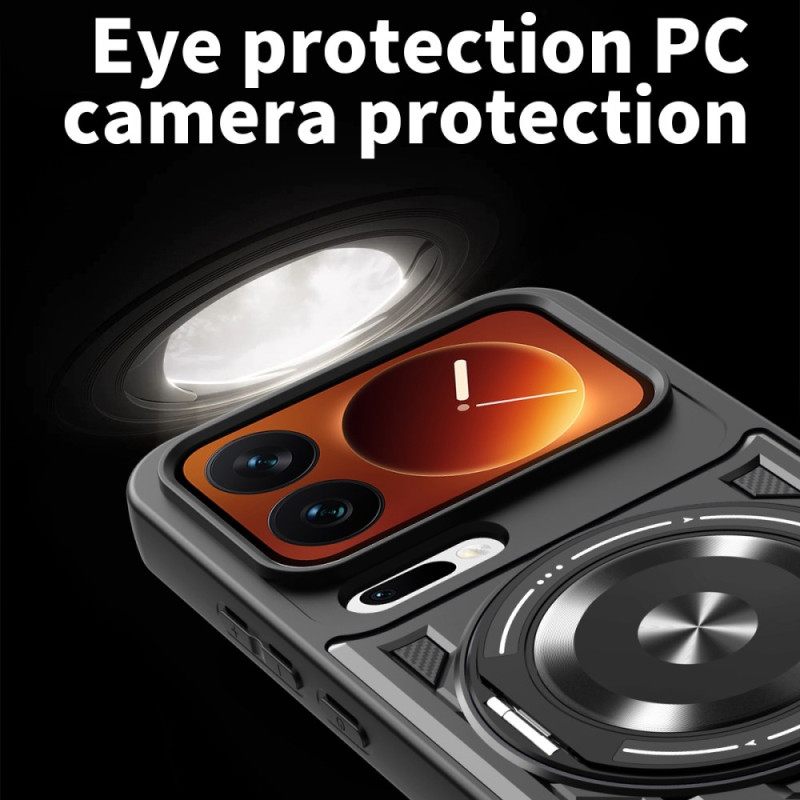 Puhelinkuoret Xiaomi 17 Pro Magneettinen Suljin Pyörivällä Jalustalla