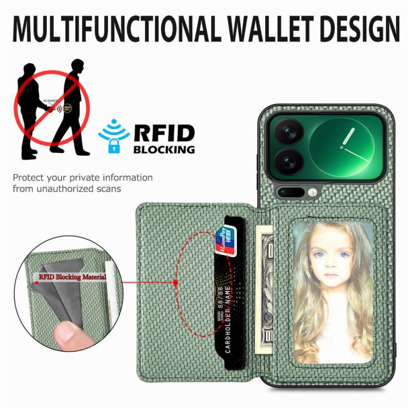 Puhelinkuoret Xiaomi 17 Pro Rfid-suojaus Ja Magneettinen Korttikotelo