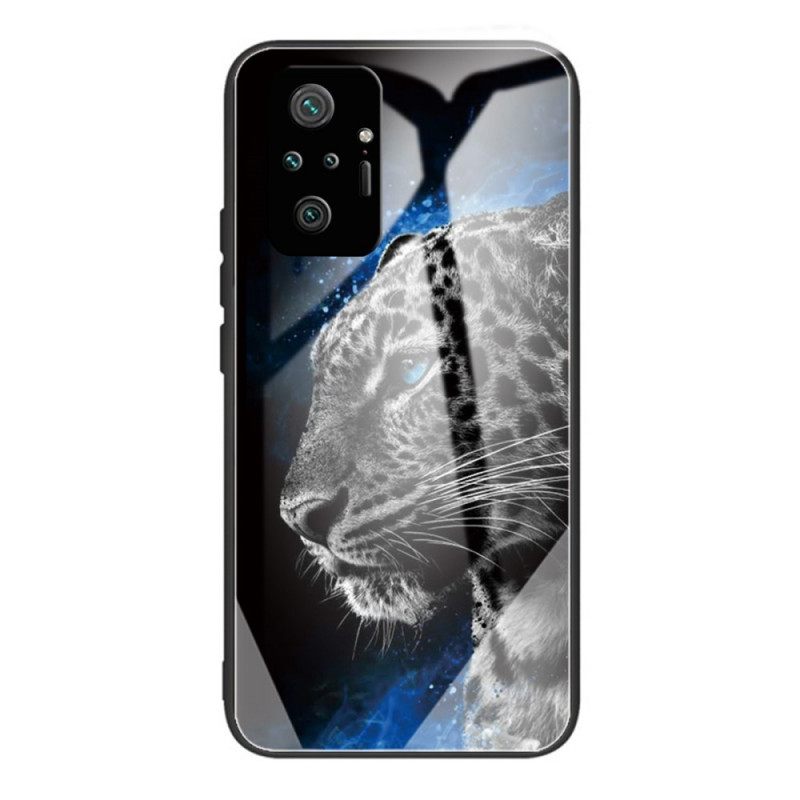 Case Xiaomi Redmi Note 10 Pro Karkaistua Lasia Kissan Kasvot
