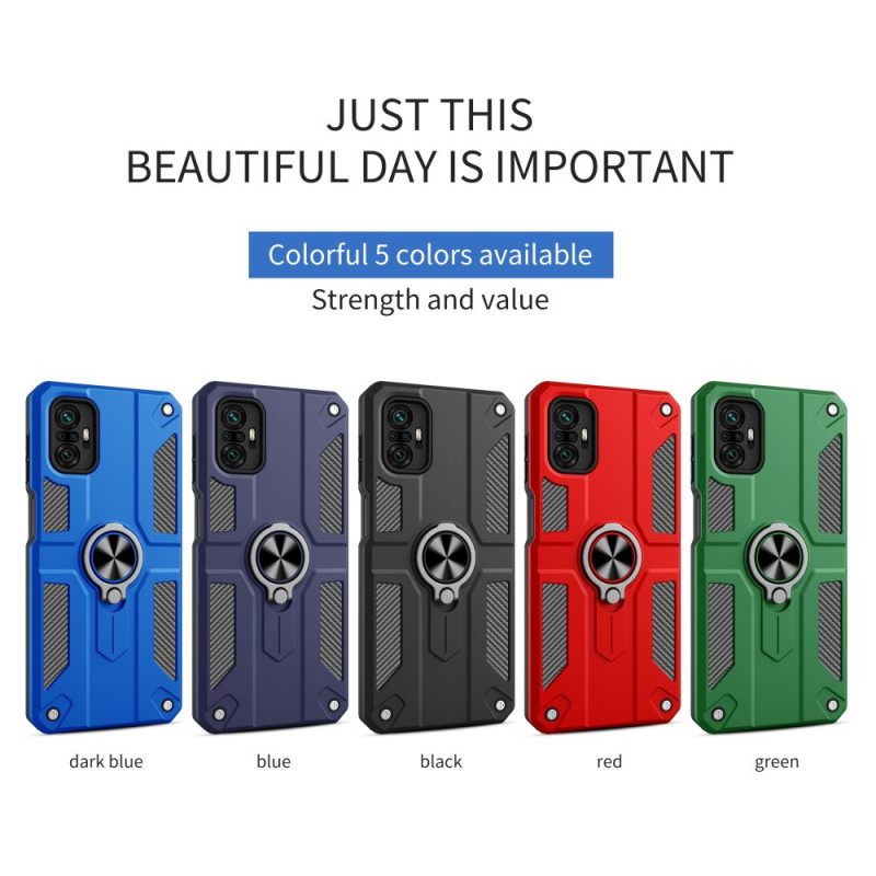 Case Xiaomi Redmi Note 10 Pro Ring-support Metallic
