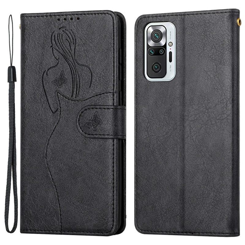 Kotelot Xiaomi Redmi Note 10 Pro Faux Leather Silhouette