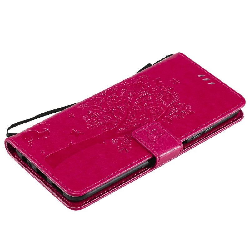 Kotelot Xiaomi Redmi Note 10 Pro Suojaketju Kuori Tree And Strappy Cat