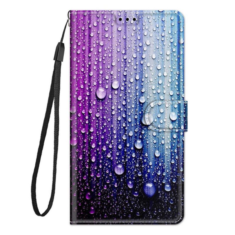 Kotelot Xiaomi Redmi Note 10 Pro Vesipisarat Kaulanauhalla