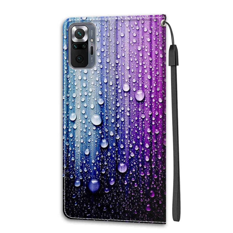 Kotelot Xiaomi Redmi Note 10 Pro Vesipisarat Kaulanauhalla