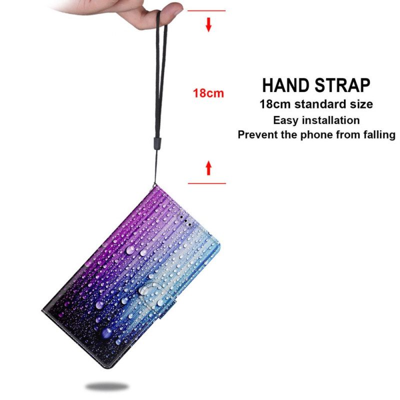 Kotelot Xiaomi Redmi Note 10 Pro Vesipisarat Kaulanauhalla