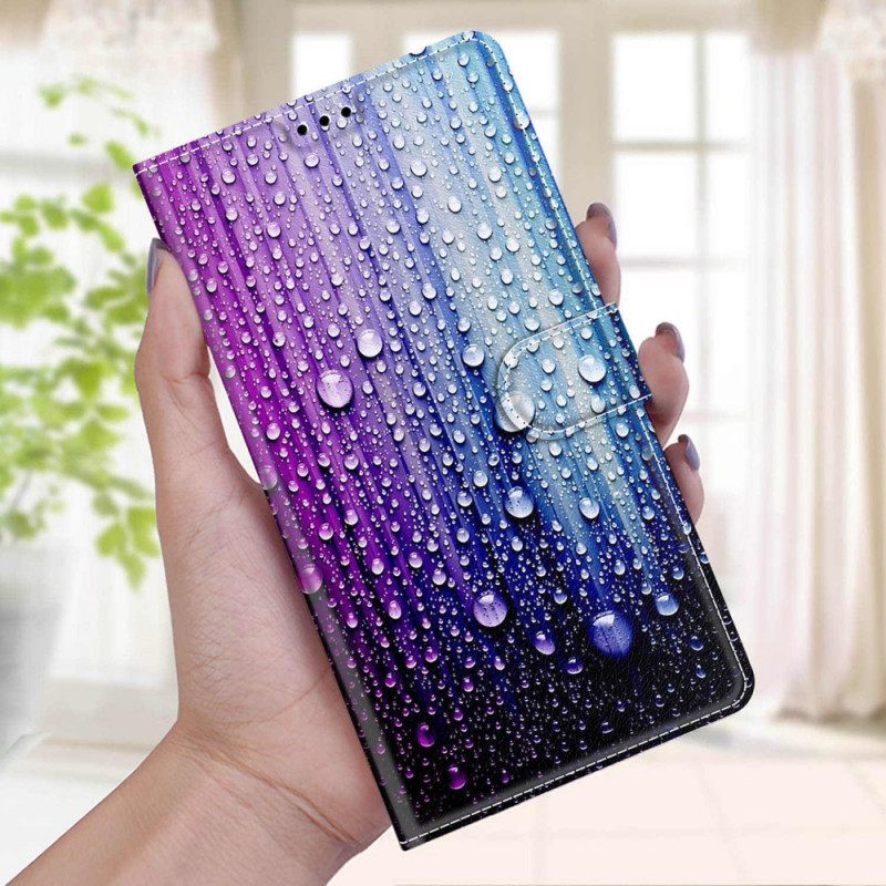 Kotelot Xiaomi Redmi Note 10 Pro Vesipisarat Kaulanauhalla