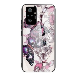 Kuori Xiaomi Redmi Note 10 Pro Tempered Glass Butterflies Variation