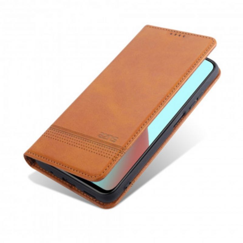 Puhelinkuoret Xiaomi Redmi Note 10 Pro Kotelot Flip Style Leather Azns