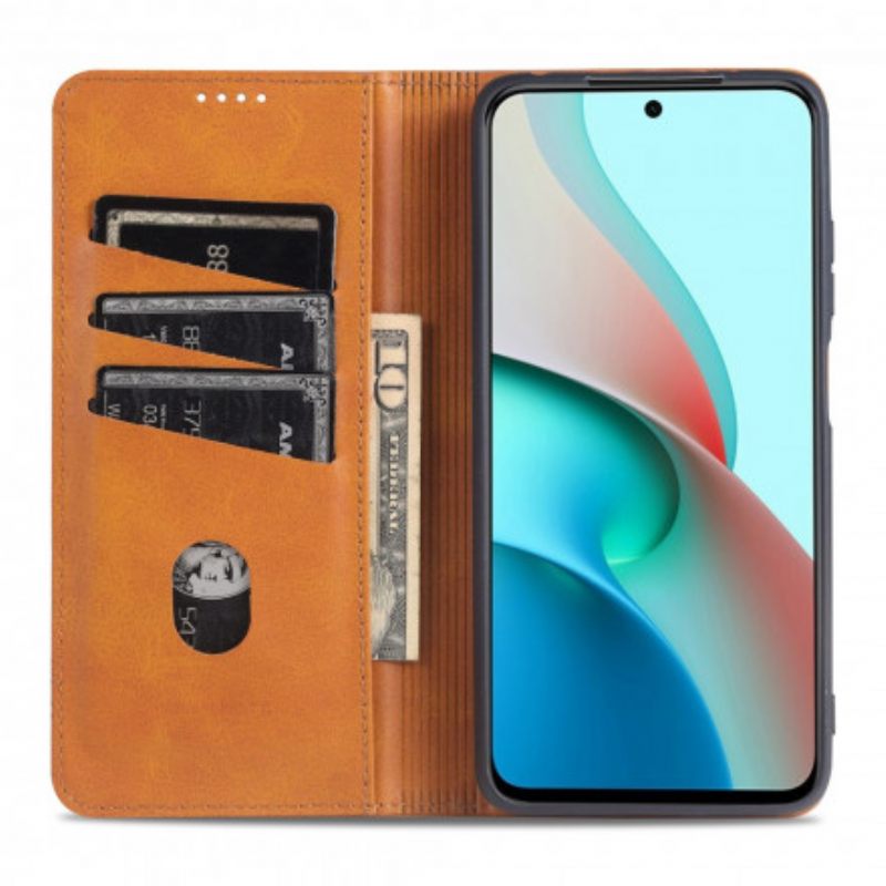 Puhelinkuoret Xiaomi Redmi Note 10 Pro Kotelot Flip Style Leather Azns