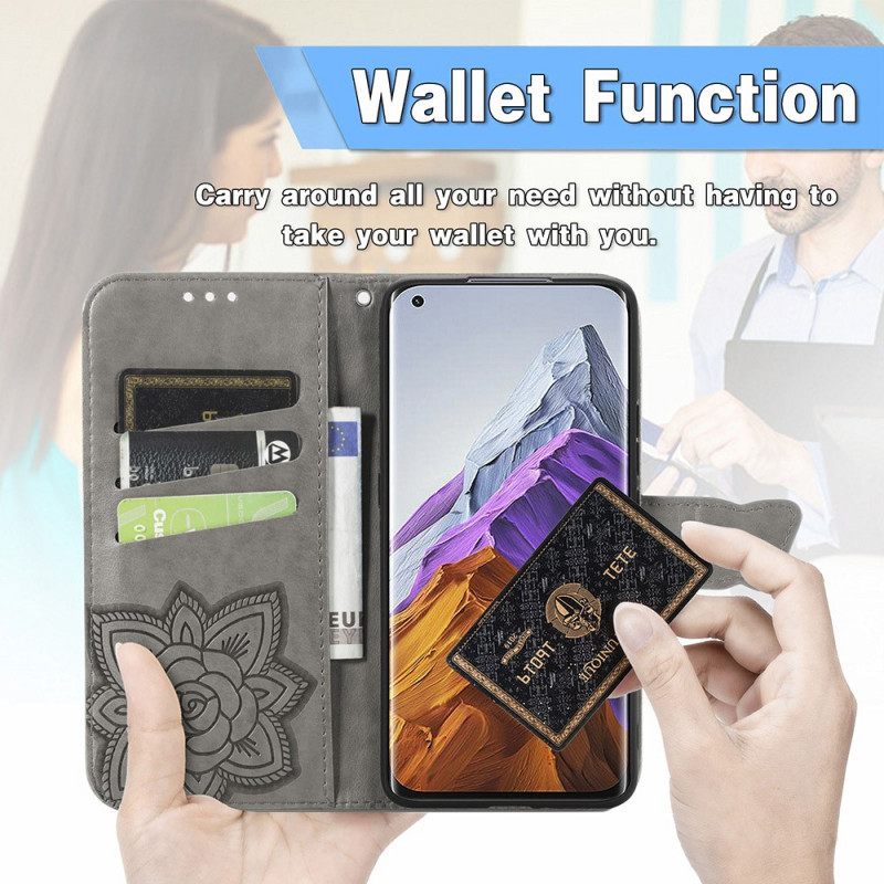 Flip Case Xiaomi Mi 11 Pro Half Butterflies