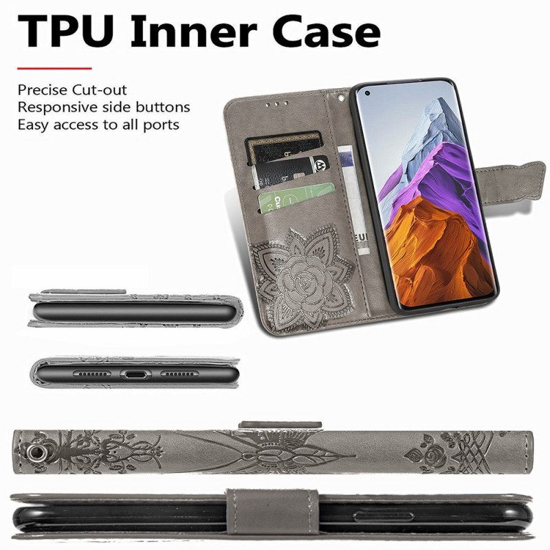 Flip Case Xiaomi Mi 11 Pro Half Butterflies