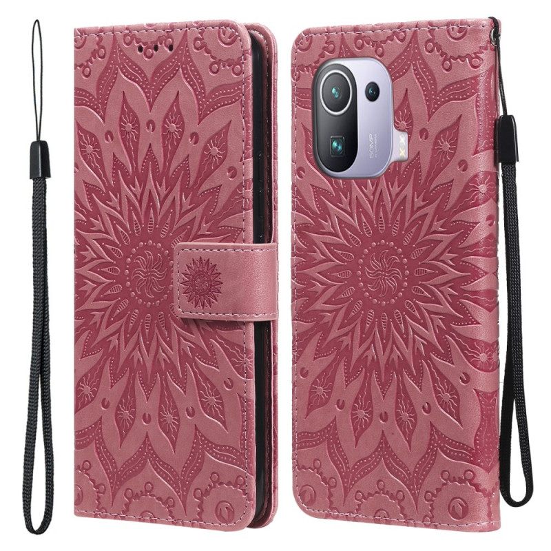 Kotelot Xiaomi Mi 11 Pro Auringonkukka