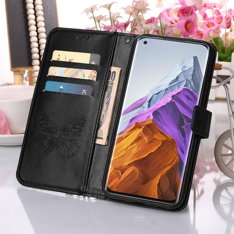 Kotelot Xiaomi Mi 11 Pro Butterfly Design Kaulanauhalla