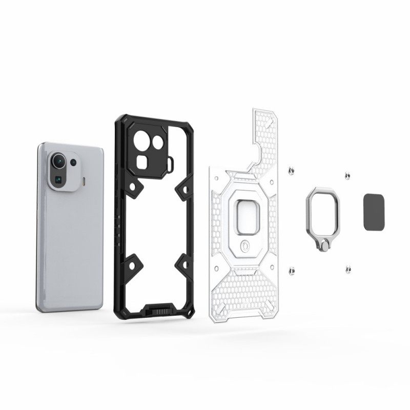 Kuori Xiaomi Mi 11 Pro Honeycomb Renkaalla