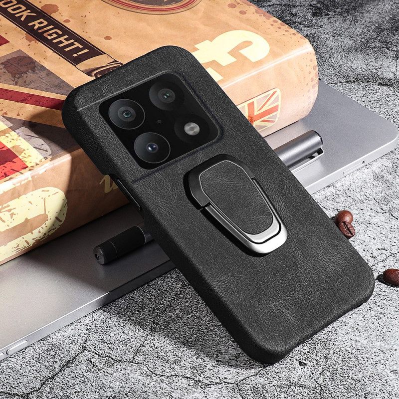Case OnePlus 10 Pro 5G Leather Effect Ring Tue Uusia Värejä
