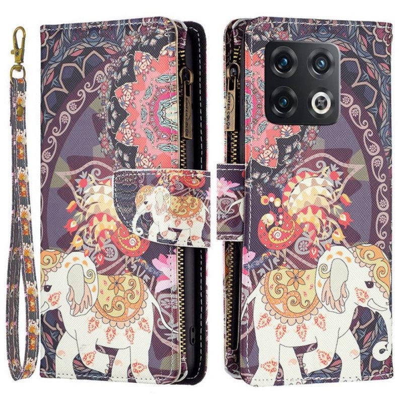 Kotelot OnePlus 10 Pro 5G Elephant Vetoketjutasku