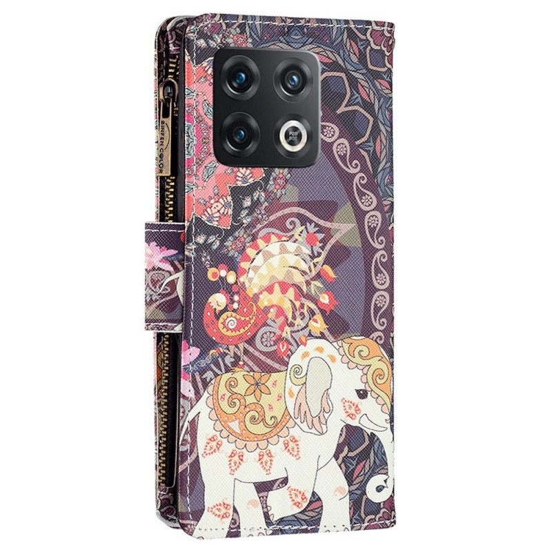 Kotelot OnePlus 10 Pro 5G Elephant Vetoketjutasku