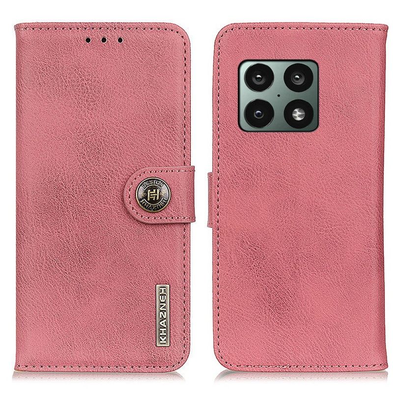 Kotelot OnePlus 10 Pro 5G Keinonahka Khazneh